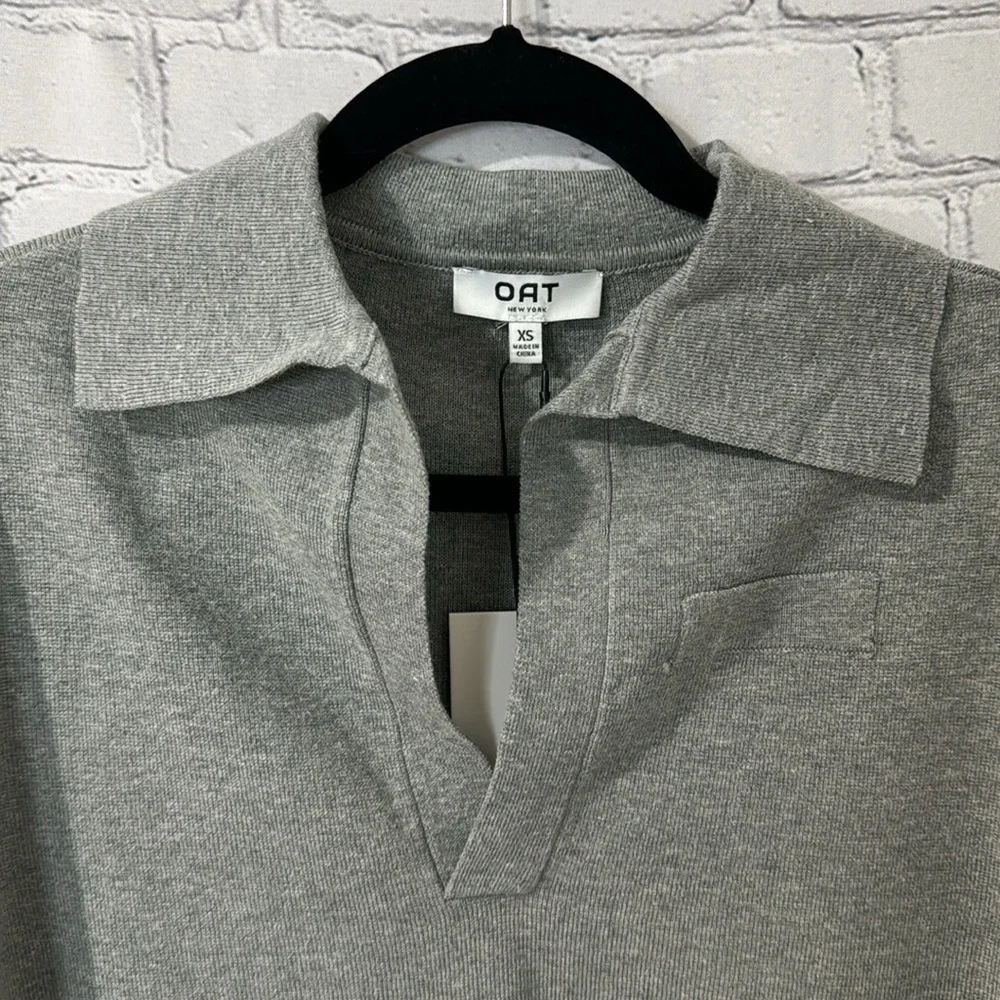 Oat New York Gray Women's Sweater - Picture 3 of 4
